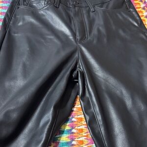 Judy Blue Black faux Leather Pants